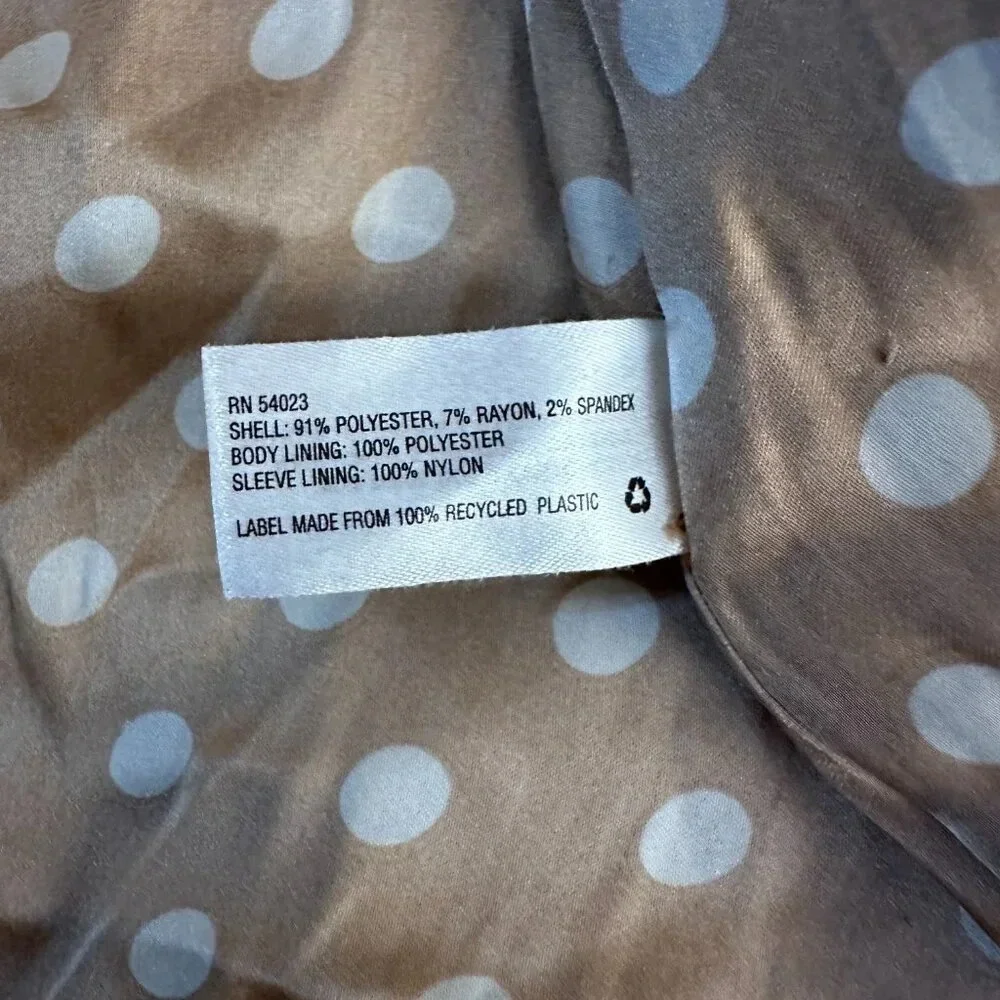 Baby GAP Double Breasted Tan Pea Coat Size 12-18 Months Classic Winter Formal